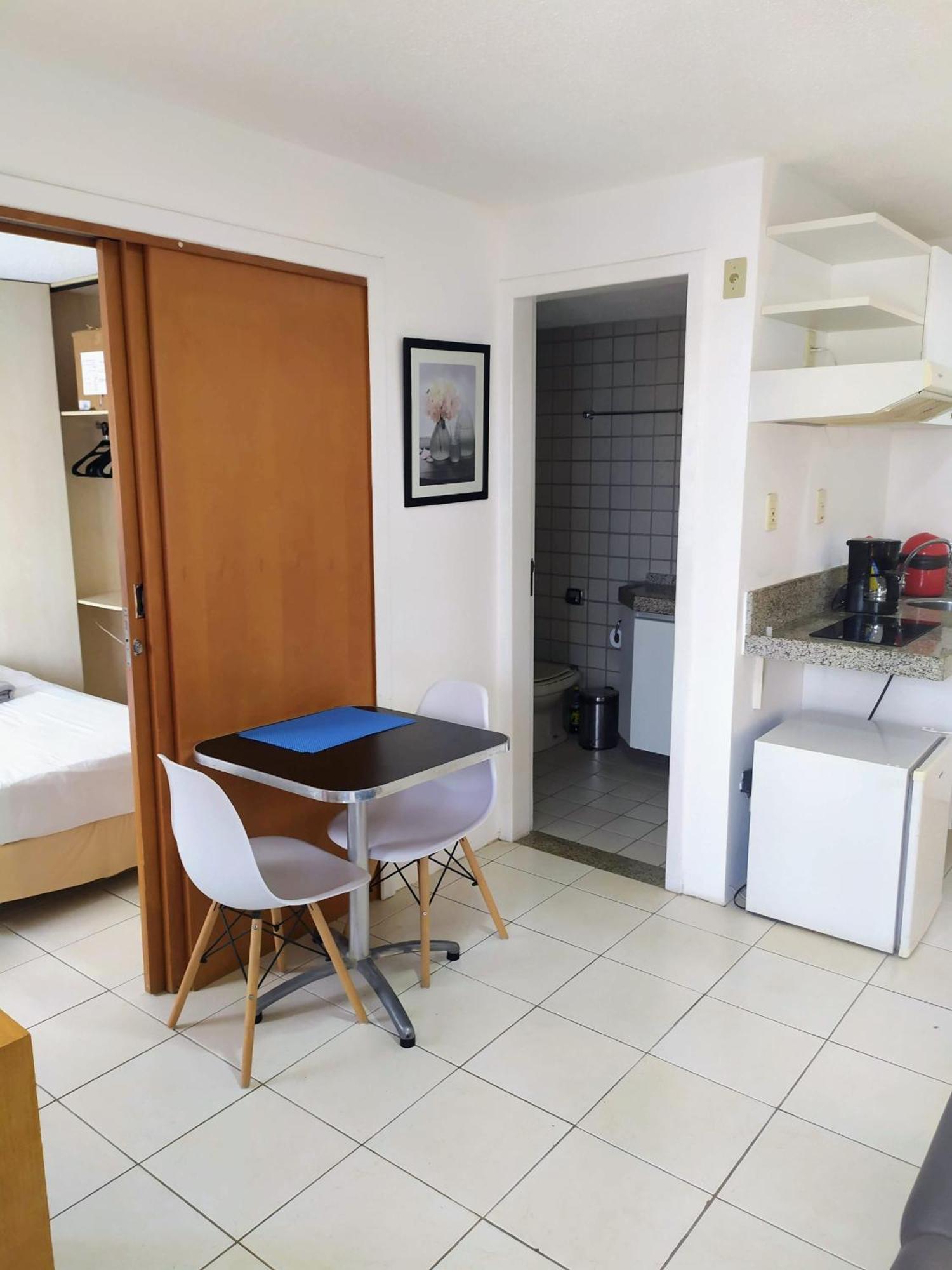 Vista Mar E Lagoa - Cozinha E Frigobar - Apartamento Flat Proximo A Praia São Luís 外观 照片