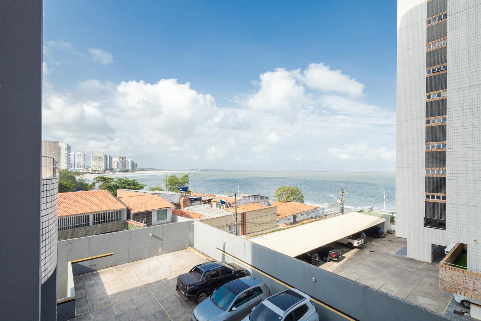 Vista Mar E Lagoa - Cozinha E Frigobar - Apartamento Flat Proximo A Praia São Luís 外观 照片