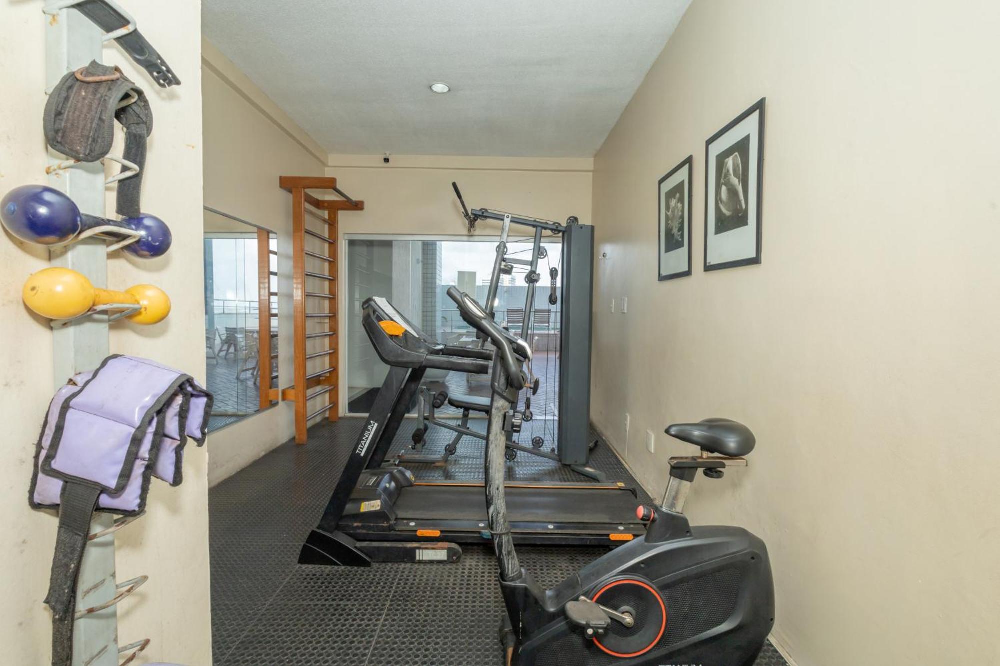 Vista Mar E Lagoa - Cozinha E Frigobar - Apartamento Flat Proximo A Praia São Luís 外观 照片