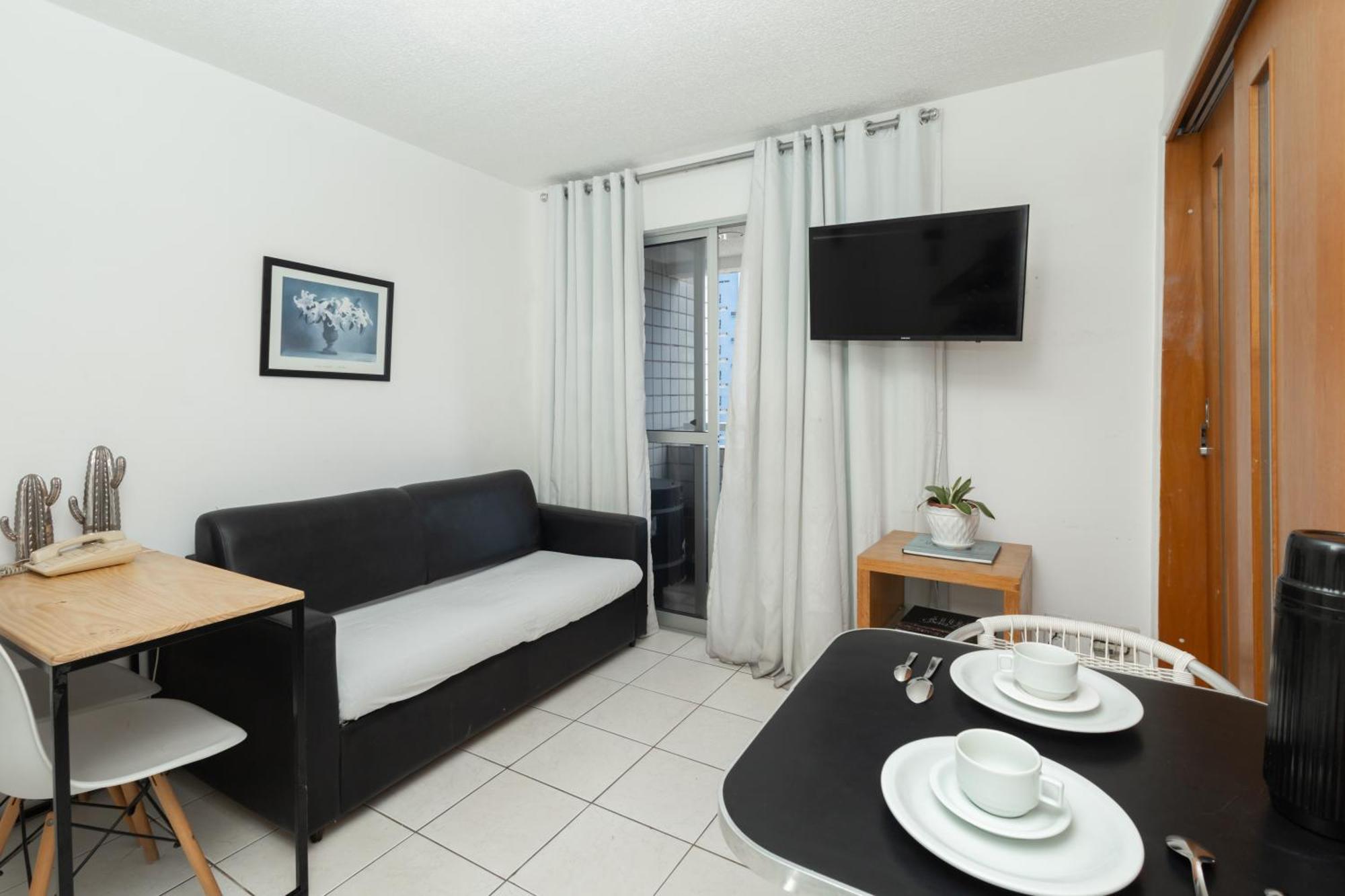 Vista Mar E Lagoa - Cozinha E Frigobar - Apartamento Flat Proximo A Praia São Luís 外观 照片