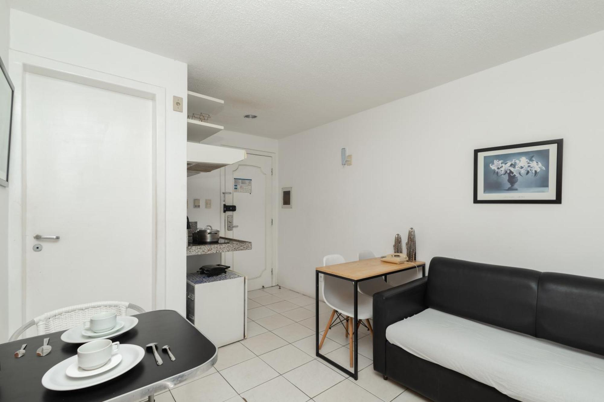 Vista Mar E Lagoa - Cozinha E Frigobar - Apartamento Flat Proximo A Praia São Luís 外观 照片
